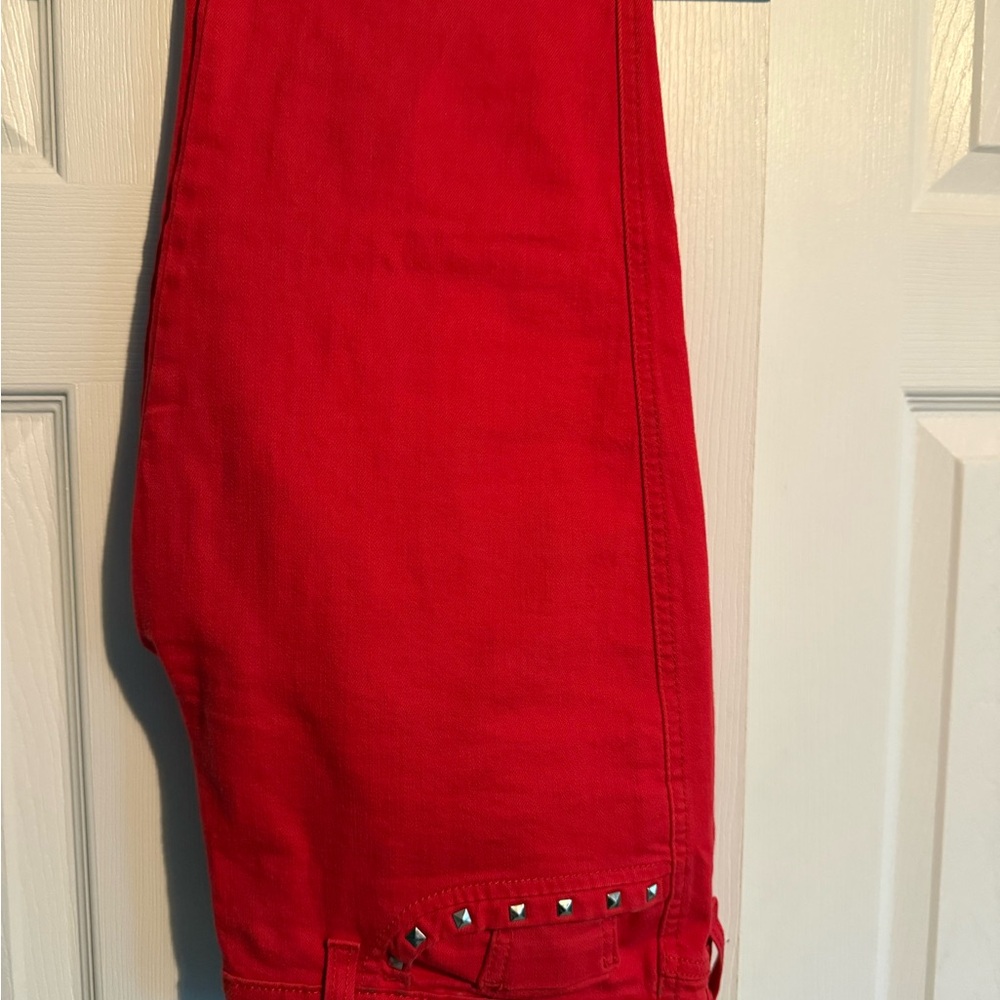 Levi's Women's Vibrant Red Skinny Jeans